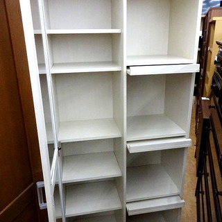 【中古】フラップ式扉本棚　【引取に来られる方限定】 中古】フラップ式扉本棚【引取に来られる方限定】