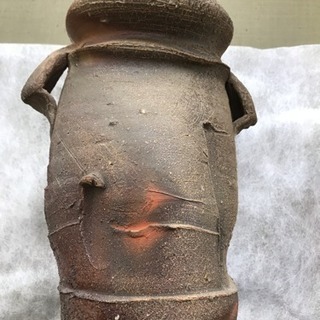 備前焼 隠崎隆一 花瓶 花器 フラワーベース
