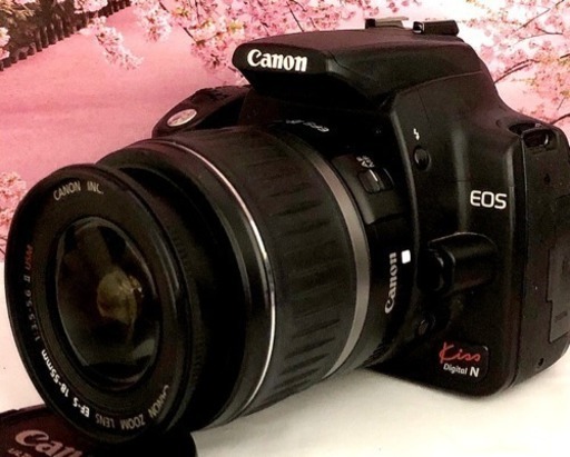 ❤女子カメラの入門機種にピッタリ♪❤Canon キャノン EOS kiss N