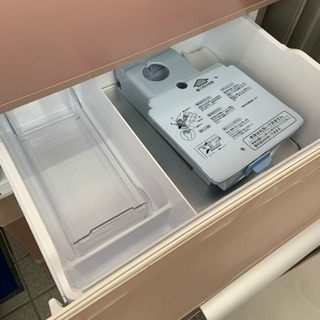 4ドア冷蔵庫 ピンク 2014年製 355L アクア AQR-SD36C  自動製氷機付    