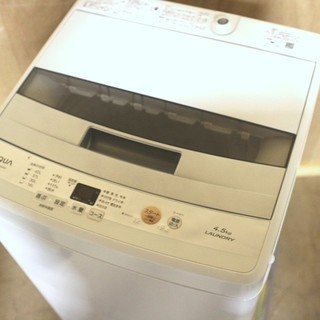 17年 広島市内送料無料 AQUA 洗濯機 AQW-S45E 4...