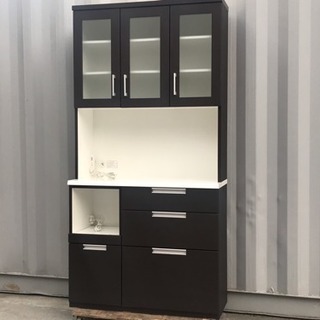 美品！ニトリ レンジボード◇食器棚◇キッチンボード◇幅100cm