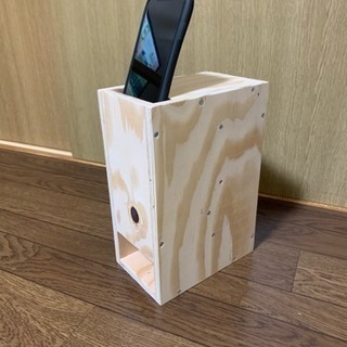 iPhoneスピーカースタンドBOX