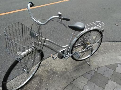 ♪ジモティー特価♪みんなが乗れるスタンダードスタイル２６型中古自転車　シマノ外装6段変速　新大阪サイクルキッズ