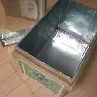 お茶箱、おしゃれ、昭和レトロ、本物