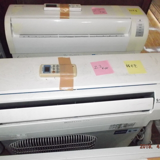 中古クーラー日本メーカーいろいろ