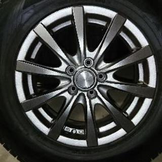 美品！スバルフォレスターｽﾀｯﾄﾞﾚｽ&ｱﾙﾐﾎｲｰﾙ15inch4本set