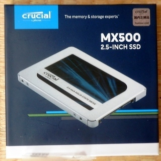 中古SSD　 人気の Crucial SSD 500になります。