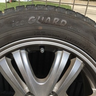 日産JUKEにて使用 スタッドレスタイヤホイールセット205/60R16 ¥8,000