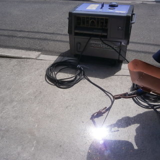 ☆中古品 AIRMAN 防音型溶接機 発電機（ウェルダー） PGW150SC 動作