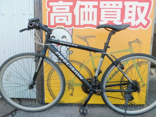 【エコプラス小倉南店】CBA(アサヒ）プレシジョン スポーツ 24段変速 ブラック スタッフ向井オススメ(^^♪ 中古車 自転車 チャリ スポーツ車 クロスバイク