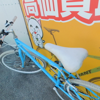 【エコプラス小倉南店】7速クロスバイク ライトブルー スタッフ向井オススメ(^^♪ 中古車 自転車 チャリ スポーツ車 クロスバイク エコプラス小倉南店】7速クロスバイク ライトブルー スタッフ向井