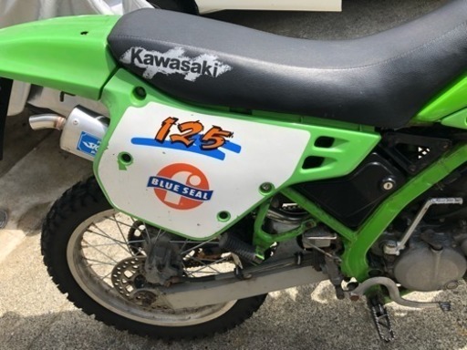 KDX125SRA5 22馬力！キック１発始動。