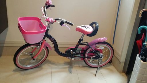 ミニーマウス　16インチ　子供用自転車