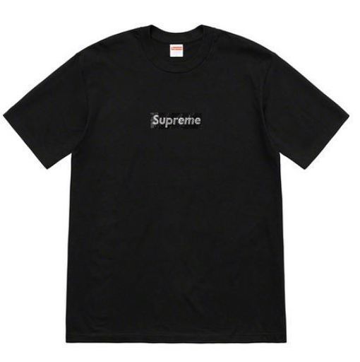 Supreme Swarovski Box Logo Tee シュプリーム スワロフスキー ボックス ロゴ Tシャツ 黒 Small 手渡し