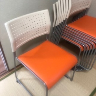 スタッキングチェア  8個セット