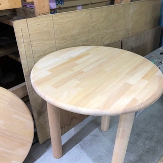 木の丸テーブル ！　直径70cm　横浜市二俣川まで取りに来れる方　無料
