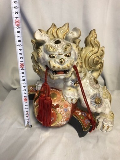 九谷焼  狛犬