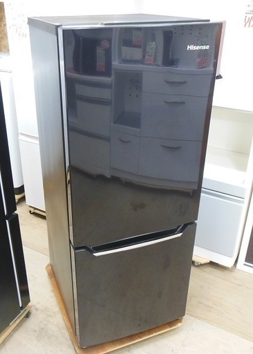 【販売終了しました。ありがとうございます。】ハイセンス　2ドア　150L 冷凍冷蔵庫　HR-D15AB　2016年製　中古品