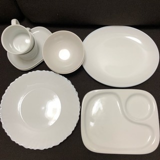 白いお皿、器各種 