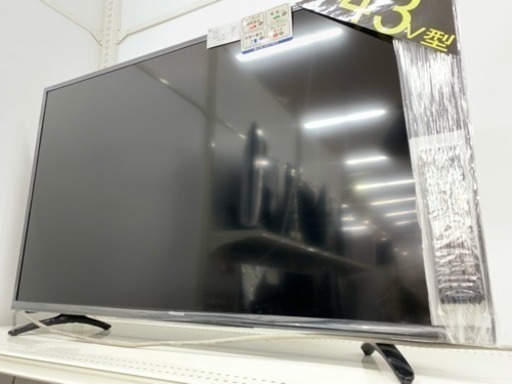 デザインにこだわる Hisense 大型 液晶テレビです。