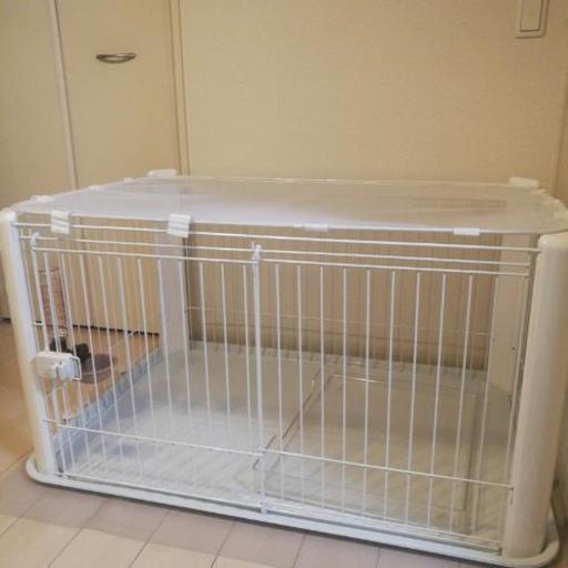 美品　アイリス　ペットサークル　リッチェルウォーターディッシュS　セット