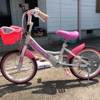 子供用自転車 16インチ プリンセス柄 美品
