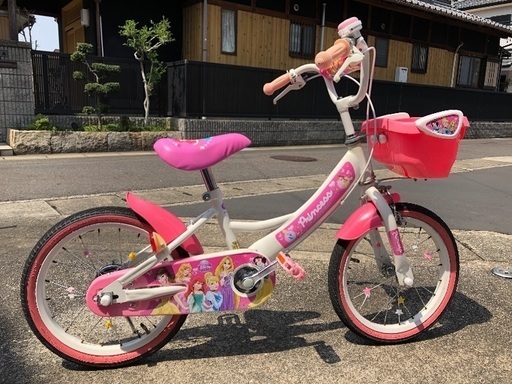子供用自転車 16インチ プリンセス柄 美品