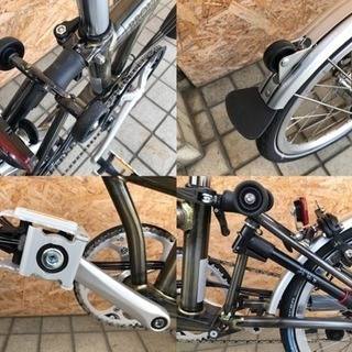 美車 未使用品 BROMPTON ブロンプトン M6L RAWカラー 折畳み ミニベロ フォールディングバイク