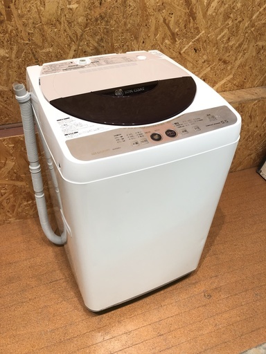【今日の超目玉】 SHARP ES-FG55J 全自動洗濯機 5.5kg 2009年 洗濯機