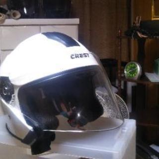 ジェットヘルメット　良品　M　（５７～５８）　インナーサンバイザー付き