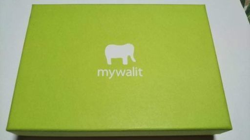 新品未使用　mywalit　本革折りたたみ財布