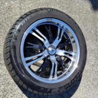 値下げ【タイヤ/ホイール４本セット】２１５/５５R18