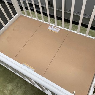 2日まで7,500円！カトージ ☆ ハイシートベビーベッド☆ 02474 ☆ アカチャンホンポ限定 ☆ ホワイト^_^