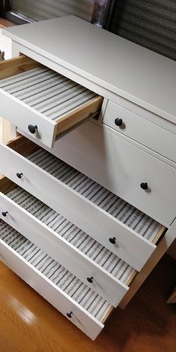 イケア　HEMNES　5段タンス