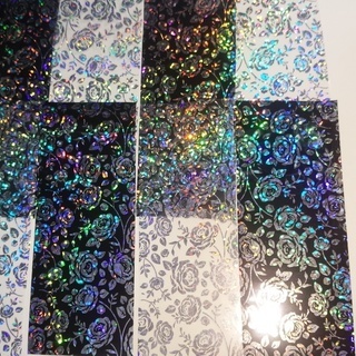 8枚 バラ柄 ホログラム ネイルフィルム ネイルホイル 転写シート 薔薇 花柄 ローズ レジン Ks 郵送okです 那覇のネイル の中古あげます 譲ります ジモティーで不用品の処分