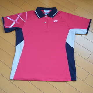 【古着】ヨネックスゲームシャツ(濃ピンク)