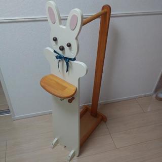 可愛い♡ウサギ木製ハンガーラック