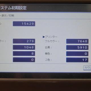 業務用コピー機　☆リコーA3フルカラー複合機 MP C2802 （ファックス　コピー　プリンター　ＬＡＮ装備）☆