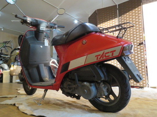 HONDA TACT AF09 ホンダ タクト 50cc 3936km レッド 保険H32.6
