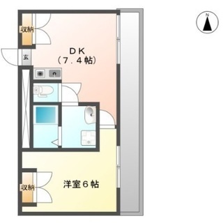 中区門田屋敷単身用マンション★仲介手数料無料★インターネット使用料無料★路面電車駅まで徒歩3分★の画像