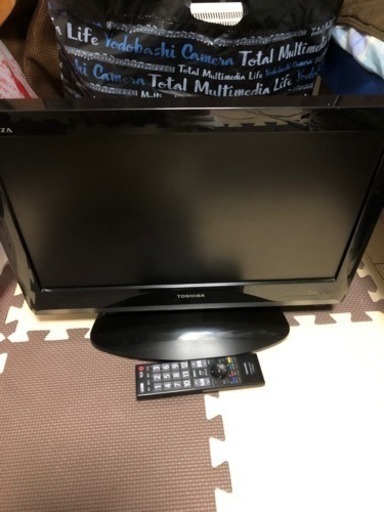 東芝製REGZA 19インチ (黒)値下げ。