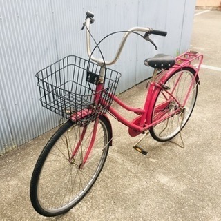 ピンク自転車