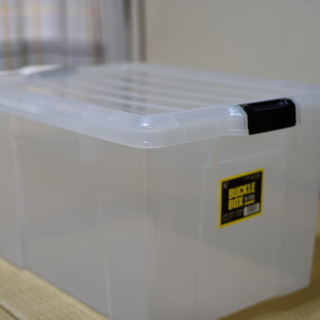 プラスチック製半透明収納ケース 大 中 Anonym 坂出の収納家具 収納ケース の中古あげます 譲ります ジモティーで不用品の処分