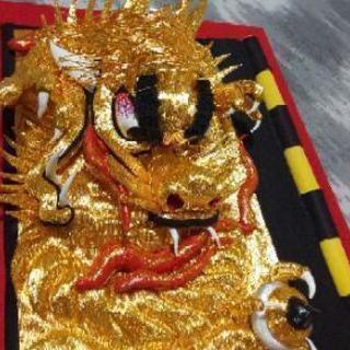 太鼓台飾り幕龍頭