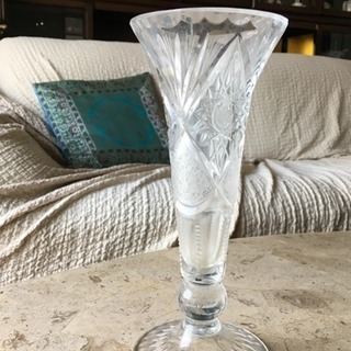カットグラス花瓶