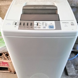５／２～６引き取り希望　日立　７ｋｇ　全自動洗濯機　２０１３年製...