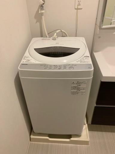 2018年式 TOSHIBA 東芝 洗濯・脱水容量5kg 全自動洗濯機 AW-5G6-W グランホワイト