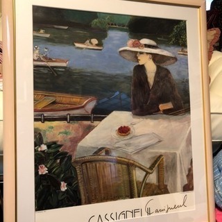 カシニョール リトグラフ版画 本人サイン入り