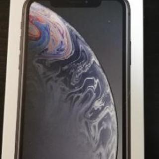 未使用 iPhoneXR 64GB 黒 au(SIMロック解除済)